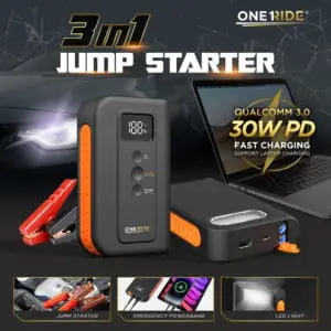 ONERIDE Powerful 3-in-1 Jump Starter & Powerbank - Image 2