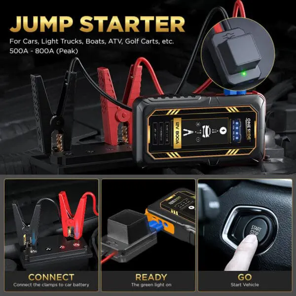 JS005 jump starter safety features