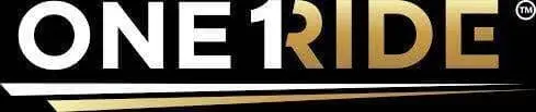 Oneride brand logo (White and gold variant)