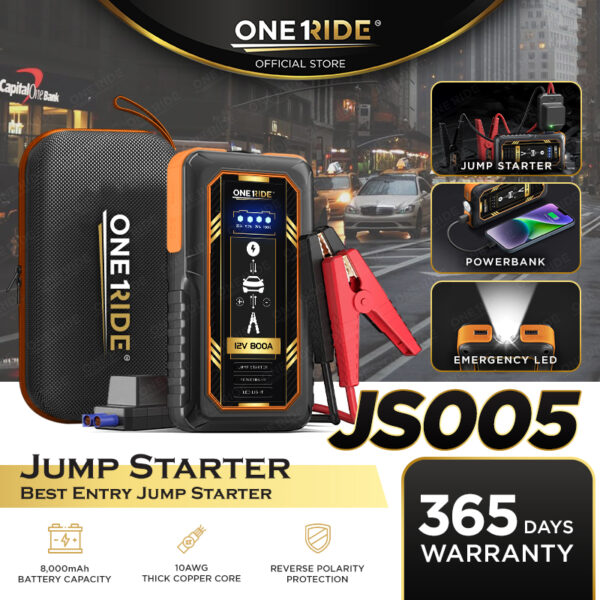 ONERIDE 8000mAh Affordable Jump Starter